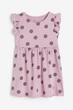 Платье из хлопка H&M 1022630002c66 122-128см лиловое (100013056) - изображение 1