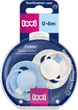 Пустышка силиконовая динамическая Lovi Prime 0–6 месяцев 2 шт Frost/Glacier Cream (34/448) - изображение 1