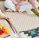 Надувной матрас с подушкой и встроенным насосом, 190х65х3 см, наполнитель Memory Foam, самонадувающийся, с чехлом для переноски, надежный материал, бежевый - изображение 7