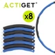 Обруч для талии Actiget (хулахуп) мягкий, складной 88 см 1 кг ACT0133 Grey/Blue - изображение 5
