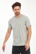 Футболка однотонная Trend Collection 39049-4 светло-серый (BOYAMA GRI) 2XL - изображение 4