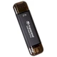 Портативний SSD Transcend 2TB USB 3.1 Gen 2 Type-A + Type-C ESD310 Чорний - зображення 3