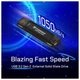 Портативний SSD Transcend 2TB USB 3.1 Gen 2 Type-A + Type-C ESD310 Чорний - зображення 12