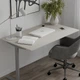 Стол письменный Space Ferrum-decor 750x1200x600 Серый металл ДСП Кашемир 16 мм (SPACE079) - изображение 3