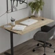 Стіл письмовий Space Ferrum-decor 750x1200x600 Чорний метал ДСП Дуб Евок Прибережний 16 мм (SPACE066) - зображення 6