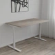 Стіл письмовий Space Ferrum-decor 750x1000x600 Білий метал ДСП Дуб Кремона Канолло 16 мм (SPACE022) - зображення 1
