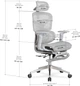 Офисное кресло Mealux M6 Air Massage с масажором Серое (HF-M6 M/G) - изображение 4