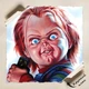 Постер Детские игры, Чаки, Chucky, Child's Play (1988), ужасы, культовое кино, A3 42×28 см (id6684) - изображение 4