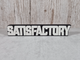 Настольная Табличка Satisfactory Desk Sign Iconic Satisfactory Logo 23 См 3Д Печать - изображение 1