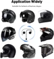 Мотоциклетная Bluetooth-гарнитура для шлема OBEST Helmet Bluetooth Headset (Bluetooth 5.0, IPX7, ультратонкая 9 мм) - изображение 7