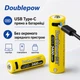 Аккумуляторные батарейки с USB зарядкой ( комплект 4 шт.) Doublepow Li-Ion AA 1.5V 3400 mAh - изображение 3
