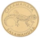 Монета Україна 2 гривні 2003 Золото Proof (AU-UNC) Саламандра (Au 999.9, 1,24 грам) Без сертифіката - зображення 4