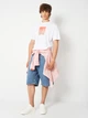Футболка длинная мужская Jack & Jones 12294986 L Bright White (5715833213002) - изображение 3