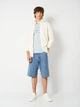 Футболка хлопковая длинная мужская Jack & Jones 12295143 S Cashmere Blue (5715873932024) - изображение 3