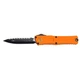 Нож Microtech Combat Troodon GEN III D/E Black Orange Cеррейтор - изображение 1