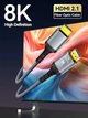 HDMI кабель 2.1 оптичний (AOC) 30м, 8K 60Hz / 4K 120Hz, HDR, eARC – для LG, Samsung, Sony TV, PS5, Blu-ray HDMI8K-30M-H134 - изображение 2