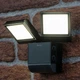 Прожектор LED Theben theLeda S17-100 BK з вбудованим датчиком руху (1020803) - зображення 4