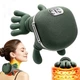 Массажер портативный аккумуляторный shoulder and neck massager для шеи и плеч с подогревом и имитацией рук зеленый - изображение 5