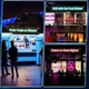 Гибкая LED панель гибкий экран для авто с WiFi и управлением через приложение RGB 1330x192 мм в комплекте пульт и крепление - изображение 6