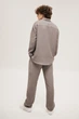 Мужской льняной комплект Dark Grey 5XL - изображение 3