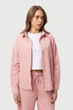 Льняная рубашка женская Pink XXS - изображение 1