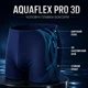 Мужские плавки-боксеры AquaFlex Pro 3D синие для плавания бассейна и пляжа быстросохнущие с анатомическим кроем р. 3XL - изображение 1