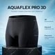 Мужские плавки-боксеры AquaFlex Pro 3D черные для плавания бассейна и пляжа быстросохнущие с анатомическим кроем р. 4XL - изображение 1