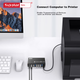 USB-концентратор SIPOLAR, высокоскоростной 7-портовый концентратор, промышленный класс A-173 (3 метра), разветвитель, удлинительный кабель для компьютера, расширитель, однопортовый блок питания 1A, зарядное устройство для телефона. - изображение 6