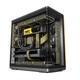 Игровой корпус Aigo Starry Dawn Display Version Black ATX для настольных компьютеров, с поддержкой водяного охлаждения 360 мм, интегрированным изогнутым стеклом, конструкцией с левым и правым отсеками, поддержкой видеокарт 5090. - изображение 4