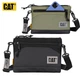 Сумка CAT Crossbody, модна сумка через плече, легка сумка для телефону, маленька сумка з ПУ, повсякденна сумка, модна та міцна, подарунок на день народження, чорна, 84632 - зображення 4