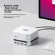 Док-станція Hagibis Macmini M4 для жорсткого диска, корпус USB4, розширення 40 Гбіт/с, міні-хост Thunderbolt 4/5, інтерфейс, настільна підставка, аксесуар - зображення 6