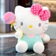 Плюшева іграшка Hello Kitty Sanrio, м'яка подушка, подарунок на день народження та новий рік для дівчаток, 38 см, кошеня та кішка - изображение 2
