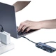 Док-станція ThunderRobot Type-C, USB 3.0, HDMI 4K 60 Гц, для MacBook, Huawei, iPad - зображення 1