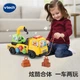 Дитяча іграшкова машинка VTech, 2-дюймовий двомовний кран-навантажувач, раннє навчання та освіта, подарунок на день народження для хлопчиків та дівчаток - изображение 4