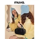 Сумка MUVA Boston Red женская через плечо из натуральной кожи, подарочная - изображение 7