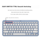 Клавиатура беспроводная Logitech K390 Bluetooth/2.4 GHz Белый - изображение 6