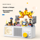 Xiaodu Smart Speaker Set Fun Set Edition [Super Xiaodu] Мінімалістичний модний дизайн ШІ велика модель Bluetooth-колонка Голосова настільна колонка Музика Радіо DJ Подарунок - зображення 4