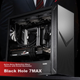 Настільний комп'ютер SAMA Black Hole 7 Max Black, тихий корпус для офісу, тристороннє звукопоглинання/шумопоглинання, материнська плата E-ATX, два 360-міліметрові роз'єми для водяного охолодження, підтримка відеокарт серії 50 - изображение 4