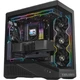 Ігровий корпус для комп'ютера Yingchi Metal Master Dark Knight (ATX, підтримує водяне охолодження 360 мм, швидке розбирання, вид верхнього та нижнього відсіків, TYPE-C, коробка для деталей, органайзер для кабелів) - изображение 1