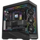Ігровий корпус для комп'ютера Yingchi Metal Master Dark Knight (ATX, підтримує водяне охолодження 360 мм, швидке розбирання, вид верхнього та нижнього відсіків, TYPE-C, коробка для деталей, органайзер для кабелів) - изображение 2