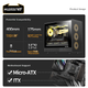 Компьютерный корпус Great Wall Meiyin M2 PRO Black (скрытая металлическая панель/боковая стеклянная панель/водяное охлаждение 360 мм/12 мест для вентиляторов/двойные тепловые трубки/широкий корпус/поддерживает видеокарты 5090) - изображение 6