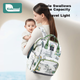 Рюкзак Kidsneed Mommy Bag, нова модна багатофункціональна водонепроникна сумка для мами, сумка для вагітних, 23,8 л - изображение 5