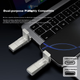 HIKVISION 128GB Твердотельный USB-накопитель с двойным интерфейсом Type-C/USB3.2, скорость 520 МБ/с, большая емкость, подходит для Huawei, Apple iPhone, PC S500 - зображення 6