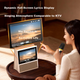 SANSUI W200 KTV Универсальная музыкальная машина, умная Bluetooth-колонка, сенсорный экран, выбор песен, колонка для караоке на открытом воздухе, домашний караоке, беспроводной микрофон, белый цвет, подарок на День святого Валентина - изображение 6