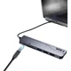 Док-станция расширения ThunderRobot Type-C, высокоскоростной USB 3.0-концентратор, расширитель интерфейса Thunderbolt HDMI 4K60Hz, совместимая с ноутбуками Apple Mac и Huawei, конвертер для iPad. - изображение 1