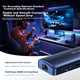 Док-станція Wopul Type-C для Gigabit Ethernet, USB-C, концентратор HDMI, адаптер 4K60Hz RJ45, мережевий кабель-конвертер для Huawei Apple MacBook - изображение 7