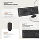 Lenovo MK001 комплект клавіатура + миша дротова USB чорна - зображення 5