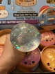 Игрушка сквиш пельмень антистресс 10 см дамплинг цвет сюрприз тренд большая булочка в пароварке хинкаль с блёстками глиттер dumpling - изображение 3