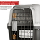 Контейнер для Авиа Перевозок Животных AirPet 50 IATA 50×33.5×34 см Переноска для Кошек и Собак до 11 кг с Двухфазным Креплением, Металлической Дверью, Замком и Кормушкой для Путешествий - изображение 4