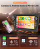 Автомагнітола Android 2/64GB 7" для Opel/Vauxhall Corsa Astra Vivaro Zafira CarPlay Android Auto GPS Wi-Fi - зображення 5